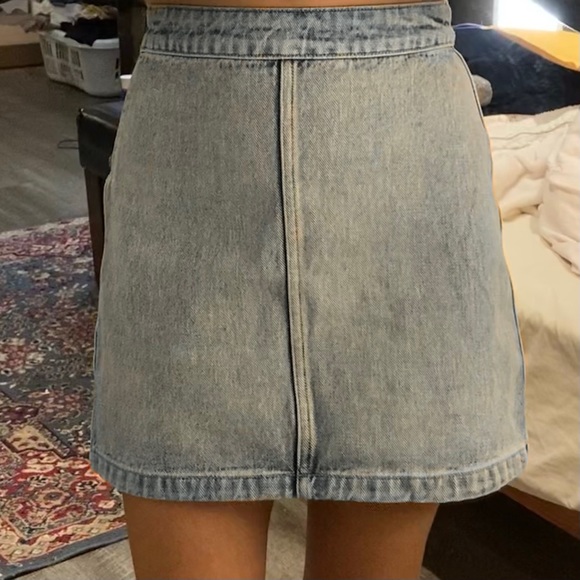 Wilfred Free Denim Miniskirt (00) - Picture 2 of 3